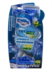 Regina Einwegrasierer for men 9929 , 4er - Blisterpackung
