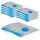 Relaxdays 40x Vakuumbeutel für Kleidung Blau,Transparent