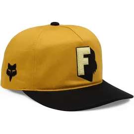 Fox Snapback Kappe gelb/schwarz Einheitsgröße