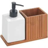 Wenko Spülmittelspender mit Utensilienhalter Mera,