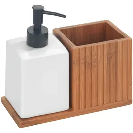 Wenko Spülmittelspender mit Utensilienhalter Mera,