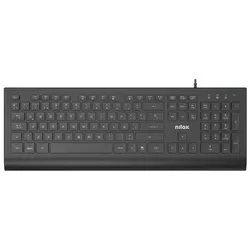 Nilox Spanische Tastatur mit schwarzem Kabel