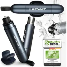 Dunlop Gurtschneider Notfallhammer - Marken Notfall Hammer mit Testglas zum Üben - Federkorn Nothammer - Emergency Car Tool