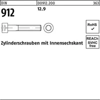 REIDL DIN 912/ISO 4762 Zylinderkopf-Schaftschraube M24x220 Stahl 12.9 blank