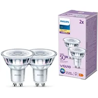 Philips Spot, 50W, GU10 4,6W, 355lm 2700K, klar (929001215292)