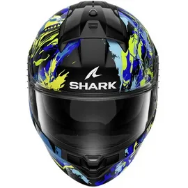 Shark Ridill 2 Raging Beast Integralhelm - Schwarz/Blau/Grün / S