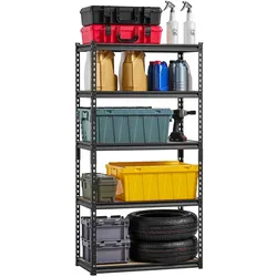 VEVOR Steckregal Lagerregal Schwerlastregal Regal Werkstattregal 406x813x1596mm