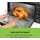 Klarstein Masterchef 60 Mini-Backofen 60l 2000W 100-230 °C Timer schwarz
