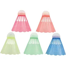 Talbot Torro Schildkröt 970910 - Badminton Ball Aero Space, 5er-Set, für Freizeit+Training