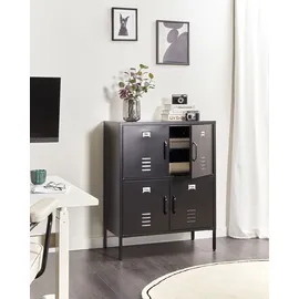 Beliani HOLBECK Aktenschrank 0 x 0 x 0 cm schwarz