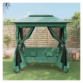 vidaXL Gartenpavillon Grün 3-Sitzer