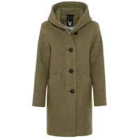 Fuchs Schmitt Wollmantel mit Kapuze, Schilf, 46