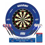 WINMAU Blade 6 Dartscheibe Set mit Dart Surround