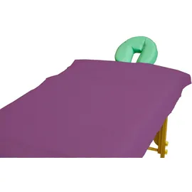 Teqler Einmallaken,70 x 200 cm 131042Pflaume , 1 Karton = 100 Stück, Farbe: pflaume