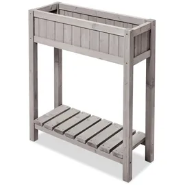 butenkist Hochbeet Dete 75 x 28 x 85 cm Warm Grey