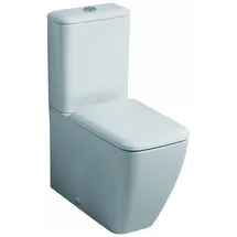 Geberit iCon Square Keramik-AP-Spülkasten 6l, inklusive Blindstopfen verchromt, 228950000,