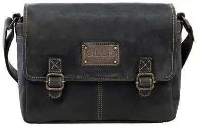 Gillis Leder Foto Schultertasche Trafalgar vintage black