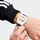 adidas Uni Uhr PROJECT TWO GRFX Kunststoff weiss AOST24070 - Blau
