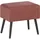 Beliani Nachttisch Eurostar 50 x 35 x 46 cm Rosa/Schwarz