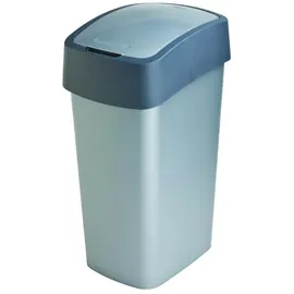 Curver Flip Bin 50 l silber/graphit