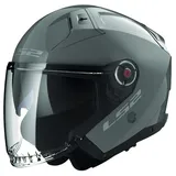 LS2 Infinity II Solid Grau L