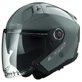 LS2 Infinity II Solid Grau L