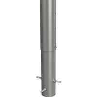 Biohort Sichtschutzelement 40 x 96,5 cm Grau Metall