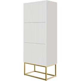 Selsey Veldio 50 x 0 x 0 cm 3 Klappen weiß matt / weiß