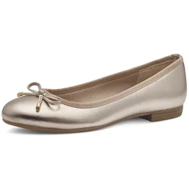 Marco Tozzi Woms Ballerina für Damen, gold, Größe 37 EU