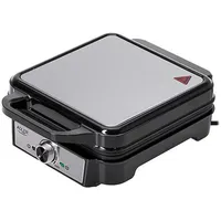 Adler Waffeleisen AD 3083 Schwarz, Silber