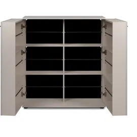 furn.design Logu 100 x 110 x 34 cm beige / beige matt