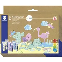 Staedtler Fingerfarbe Noris junior PASTEL, 6er Kartonetui