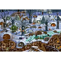 arsEdition Adventskalender - Winter im Wald Wandkalender