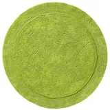 Erwin Müller Badematte Badteppich "Stuttgart", Höhe 15 mm, rund, Uni grün rund | 90 cm x 90 cm x 15 mm