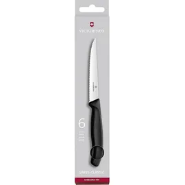 Victorinox Swiss Classic Steakmesser-Set 6-tlg. 11 cm Schwarz/Silber