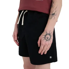 Element Chinoshorts "Regular Ewaist", Herren, Gr. S, flint schwarz, Obermaterial: 50% Baumwolle, 48% Baumwolle, 2% Elasthan., Hosen Chinoshorts