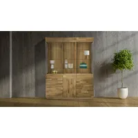 Home Affaire »Laima«, Breite 140 cm, teilmassiv, mit Glastüren