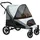 PawHut Hundewagen Grau 124 x 67 x 100 cm