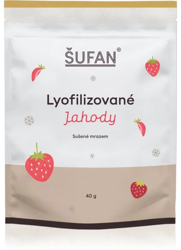 Šufan Erdbeeren gefriergetrocknete gefriergetrocknete Früchte 40 g