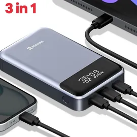 Swissten Power Bank Ārējas uzlādes baterija Datoram 20 000 mAh 100W POWER DELIVERY PRO NOTEBOOKY (20000 mAh, Powerbank, Silber