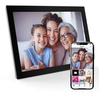 Xoro Digitaler Bilderrahmen, 1280x800 HD IPS Touch Display, 16GB Speicher, Automatische Rotation, Teilen Sie Fotos sofort von überall aus