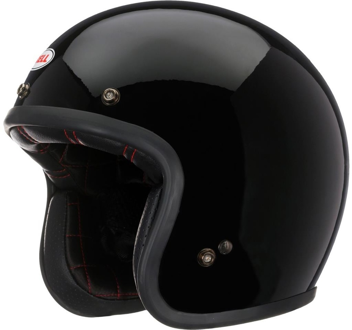 Bell Custom 500 DLX Solid Straal helm, zwart, XS Voorman