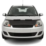 Omac Haubenbra Steinschlagschutz Bonnet Bra kompatibel mit Ford Fiesta Schwarz Halb