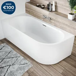 Riho Badewannen Eck-Badewanne 184 cm