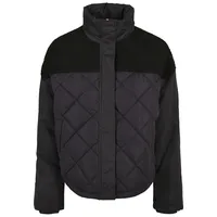 URBAN CLASSICS Ladies Oversized Diamond Quilt Puffer Jacket (TB4552-00007-0037) black