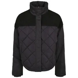 URBAN CLASSICS Ladies Oversized Diamond Quilt Puffer Jacket (TB4552-00007-0037) black