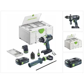 Festool TPC 18/4 I-Basic-Set Akku Schlagbohrschrauber 18 V 75 Nm Brushless + 1x Akku 3,0 Ah + Systainer - ohne Ladegerät