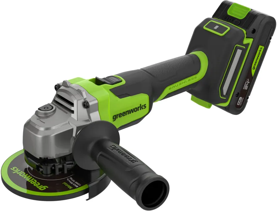 Greenworks POWERALL 24V Winkelschleifer - Ohne Akku
