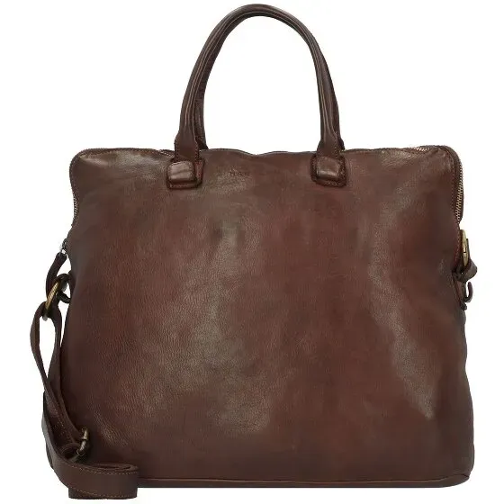 Harold's Submarine Handtasche Leder 38 cm Laptopfach  braun