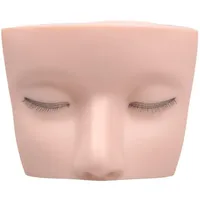 Muteitt Wimpern-Mannequin-Kopf Für Wimpernverlängerung, Wimpernverlängerung, Augenlider, Make-up-übungskopf, Realistische Schönheits-übungsversorgung Für Make-up-Training